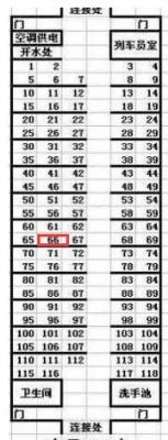 k340次列车软卧下铺都是多少号？k340座位图-图2