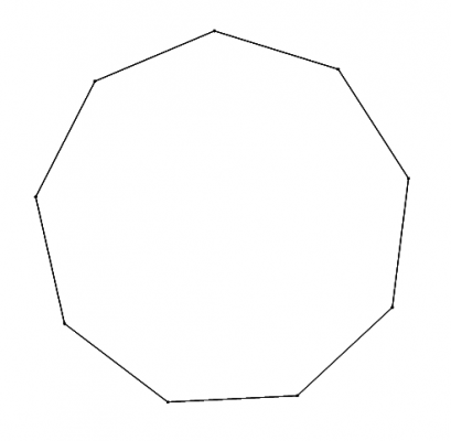 九边形怎样画？九边形怎么画-图1