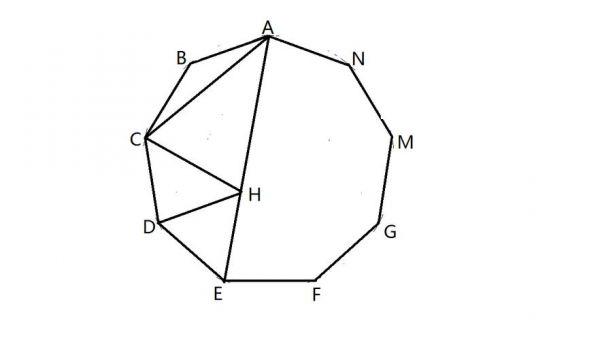 九边形怎样画？九边形怎么画-图2