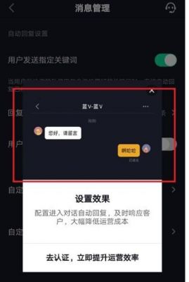 你好，抖音自动回复怎么设置，请您教我？自动回复怎么弄-图2