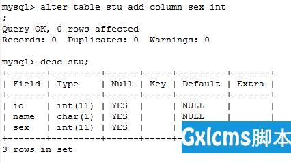 MySQL给字段添加注释？int.d脚本权限-图1