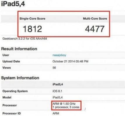 ipadair2单核跑分的简单介绍