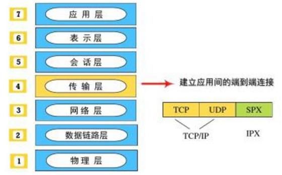 链路层与传输层的差别（链路层和传输层之间）