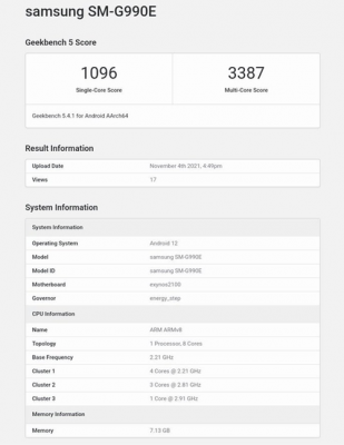 关于fe7010cg跑分的信息