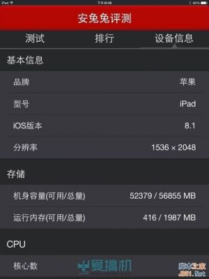 ipadairair2跑分的简单介绍