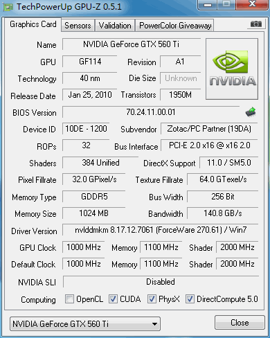 包含华硕gtx560ti跑分的词条