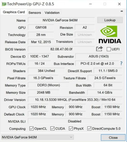 包含nvidiagt940mx跑分的词条-图2