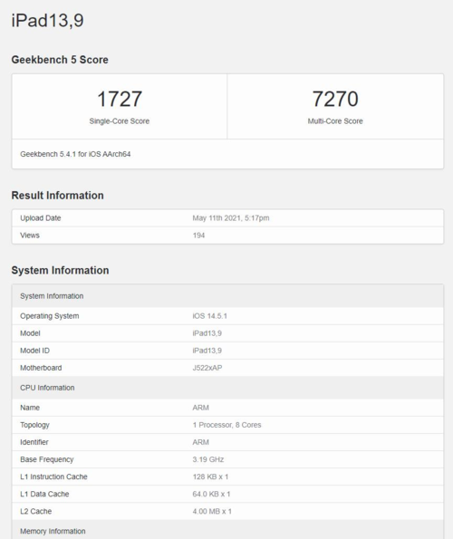 关于macbook12跑分和ipad的信息-图1