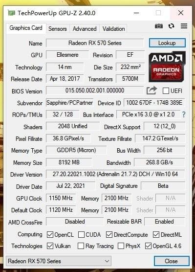 关于rx5708g跑分的信息-图1