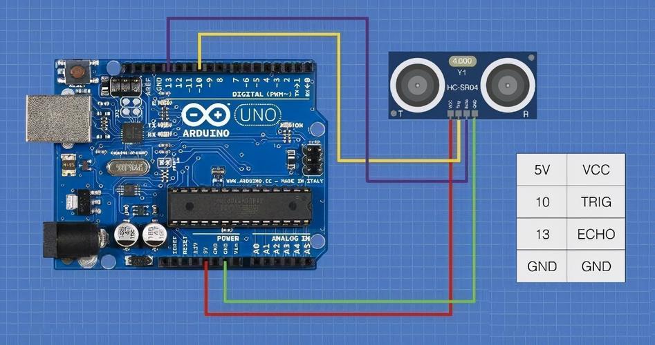 超声波串口传输例程（超声波arduino接线）