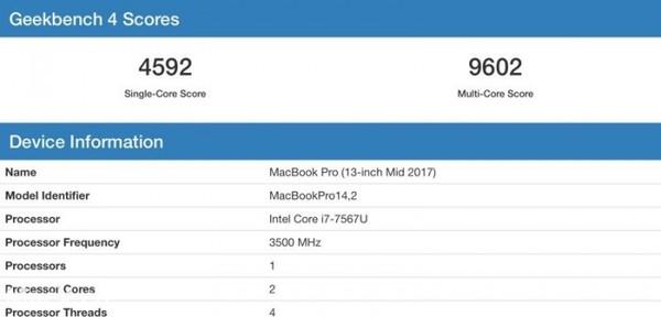 macbookpro2015低配跑分的简单介绍