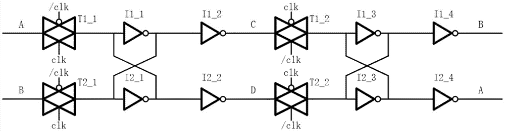 基于传输门和反相器的d触发器（用反相器和传输门构成异或门）-图3