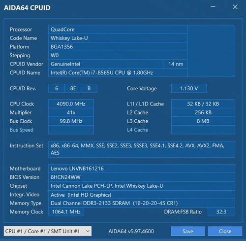 i7-8550u跑分的简单介绍