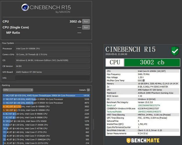 包含cinebenchr15跑分标准的词条-图1