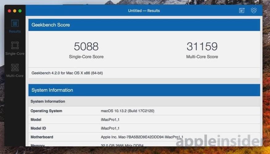 查看imac官方跑分的简单介绍