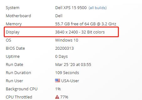 关于xps9500跑分的信息-图2