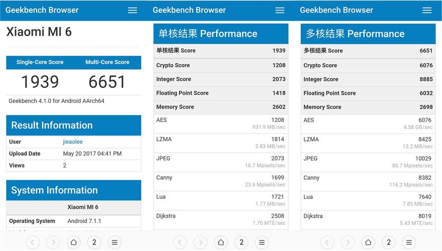 包含小米6跑分geekbench的词条-图3