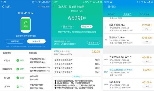 包含魅蓝note3跑分多少的词条-图1