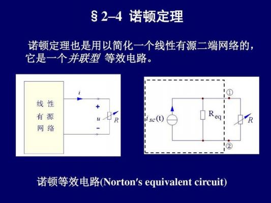 诺顿定理功率传输实验（诺顿定理最大功率）-图1