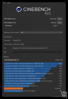 cinebench跑分的简单介绍