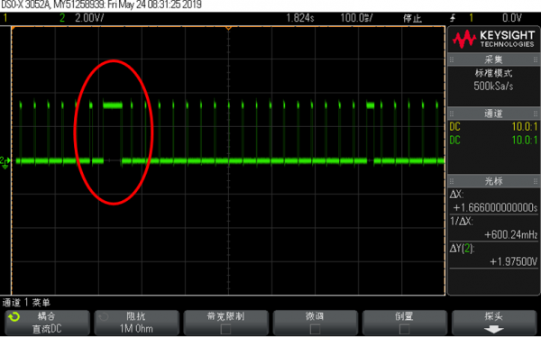 DMA传输完毕中断信号（dma传输错误）