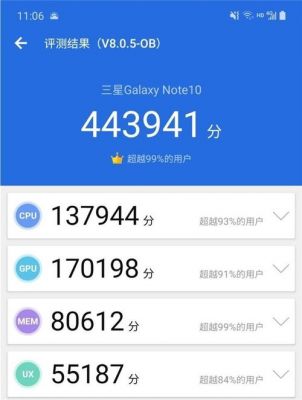 三星note3安兔兔跑分的简单介绍