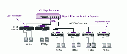千兆以太网的传输速率（千兆以太网的传输速率为多少）-图3
