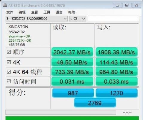 金士顿ssd跑分才4000的简单介绍-图2