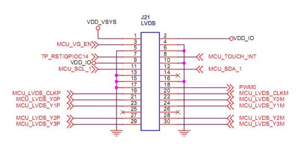 lvds接口芯片传输距离（lvds接口原理图）