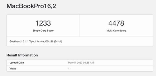 关于macbookpro2014款跑分的信息-图1