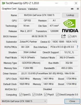 关于索泰gtx1080mini跑分的信息-图2