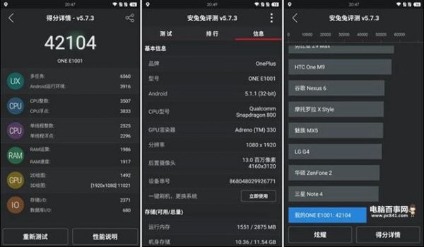 一加手机1跑分多少的简单介绍-图2
