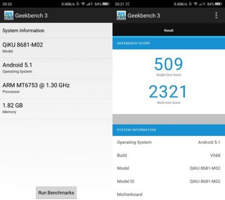 包含geekbench46sp跑分的词条