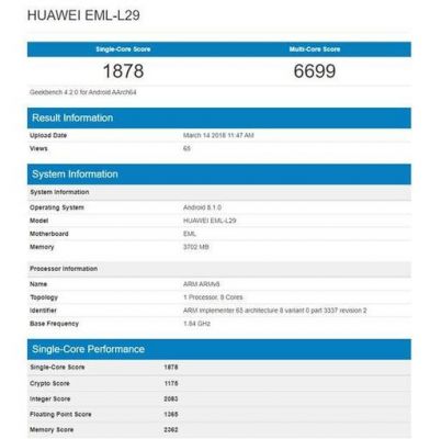 关于geekbench4跑分845的信息