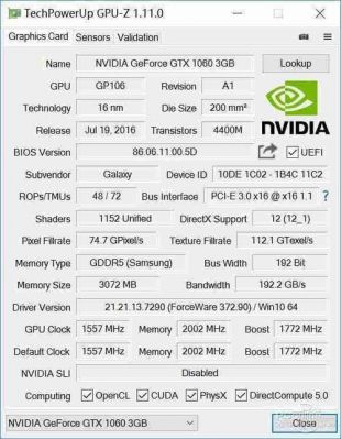 gtx970gtx1060跑分的简单介绍