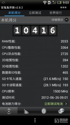 关于htcone安兔兔跑分的信息