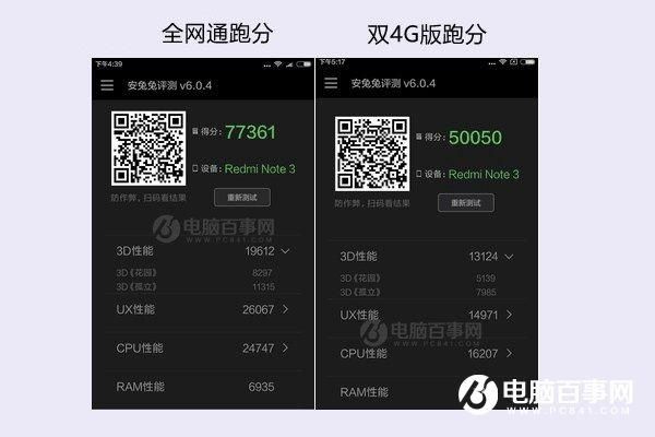 红米note3全网通标准版跑分的简单介绍