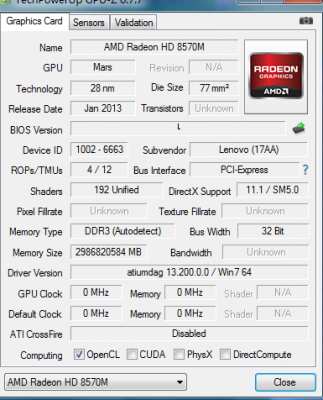 amdhd8570m跑分的简单介绍