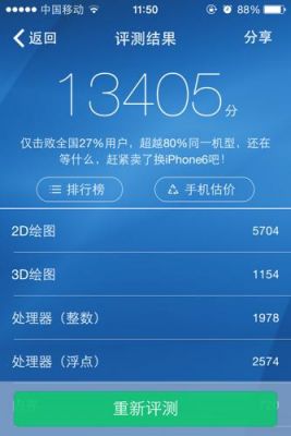 关于iPhone5c的跑分的信息