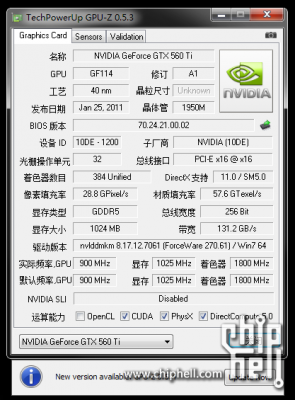 关于映众gtx560ti跑分的信息-图2