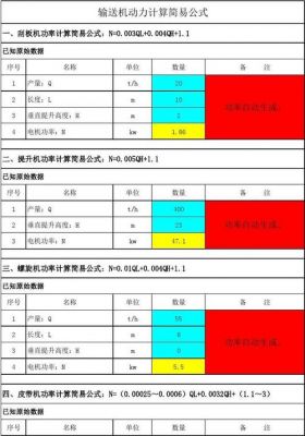 传输带设备200（传输带设备功率计算）-图1