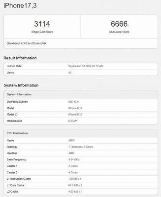关于苹果单核跑分的信息-图3