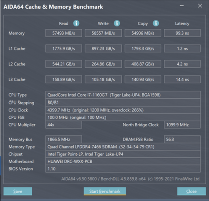 关于matebooke处理器跑分的信息